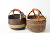African Queen Medium Round Cleopatra Basket