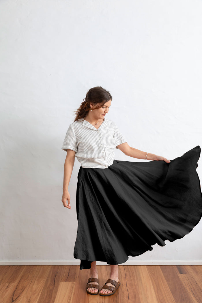 Sun Skirt - Full Circle - Carbon Black