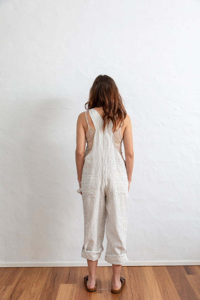 Linen Overalls - Pinot