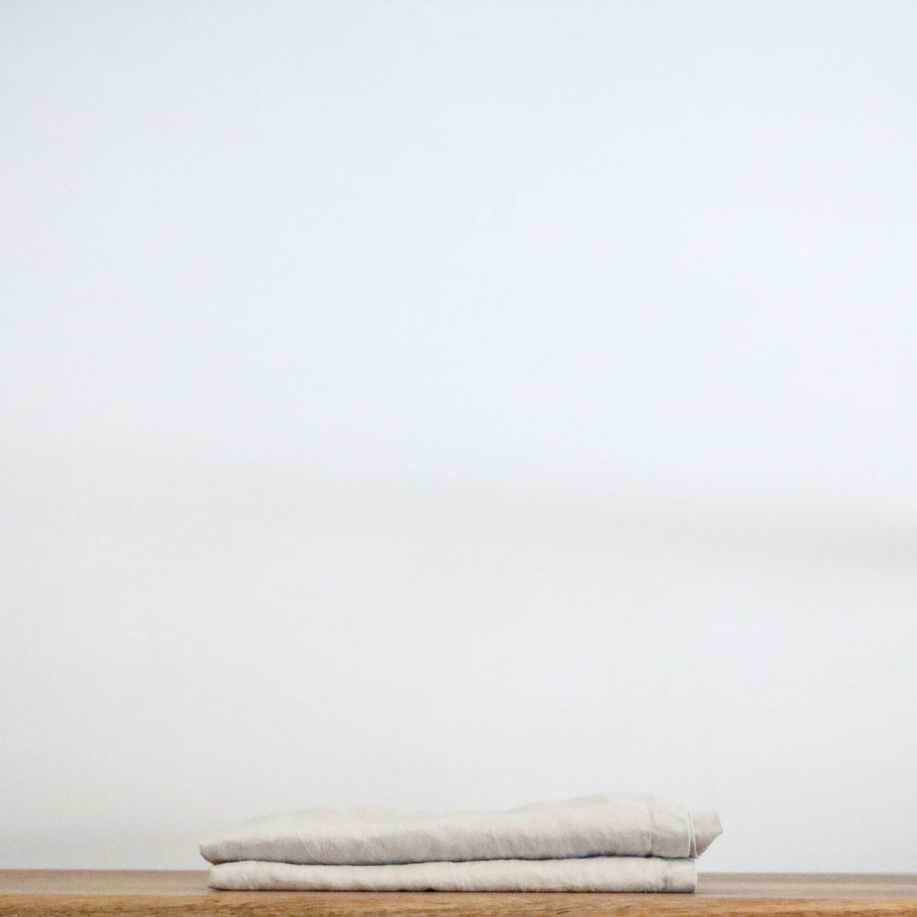 French Linen Pillow Case (Euro size 65 x65 cm) with Oxford edge