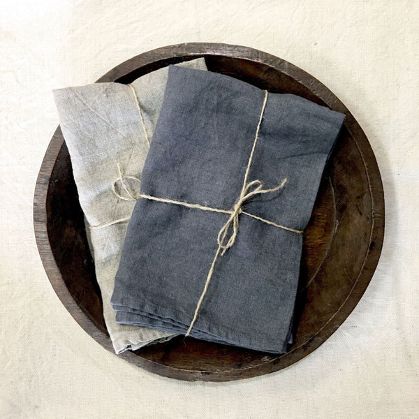 Extra Large Rustic Linen Tea Towels Miss Molly Eco Lux