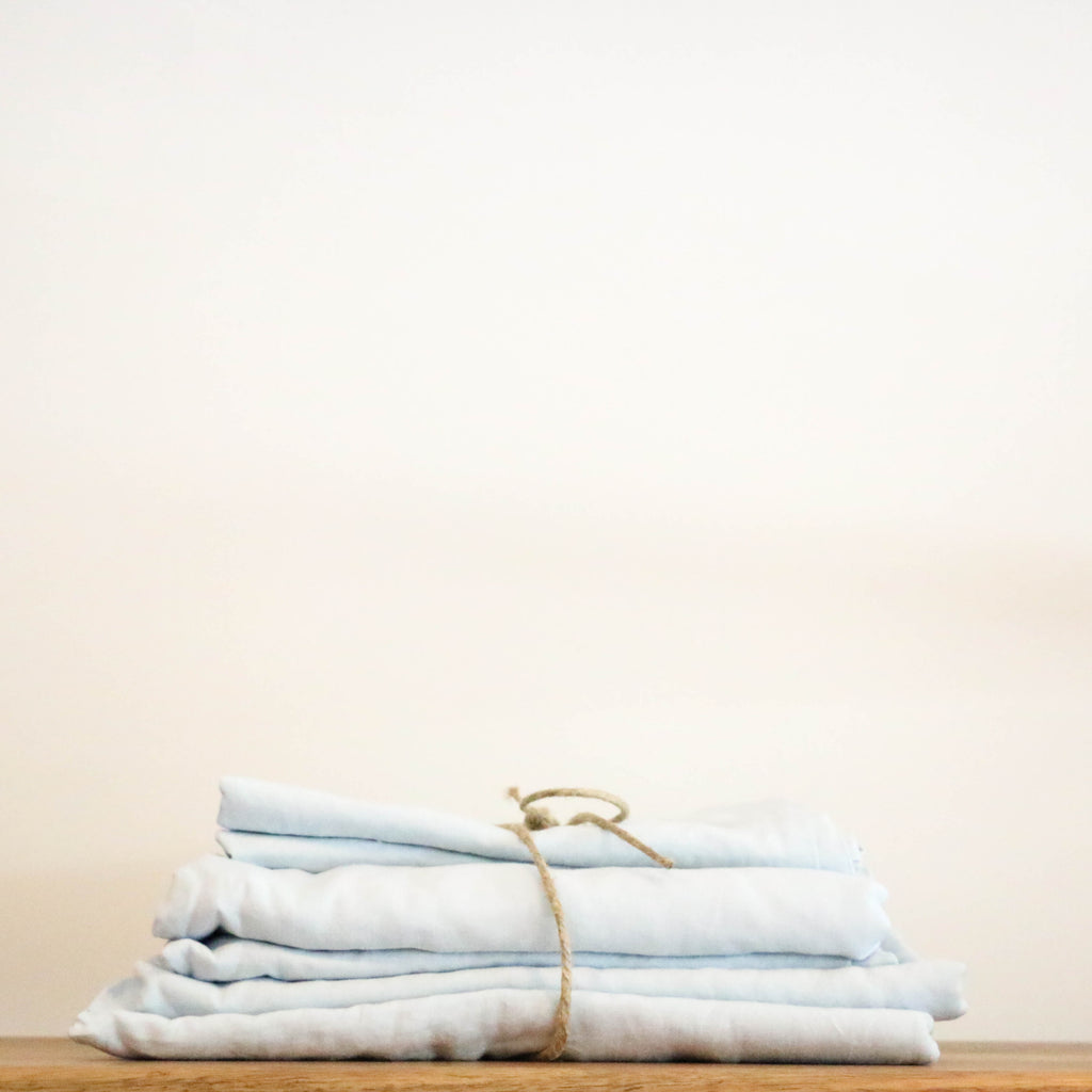 French Linen Bed Sheet Set (Queen/King/Single/Super)