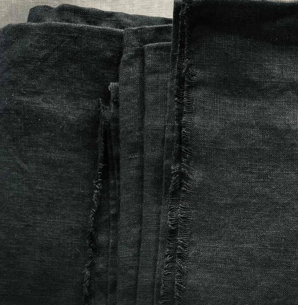 Washed French Linen Curtain Drops - 3 metre