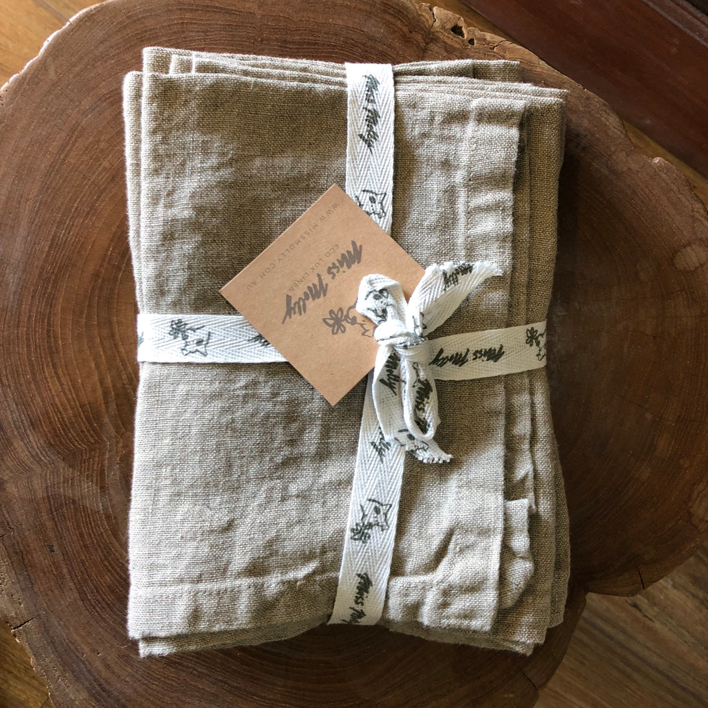Rustic Linen Napkins