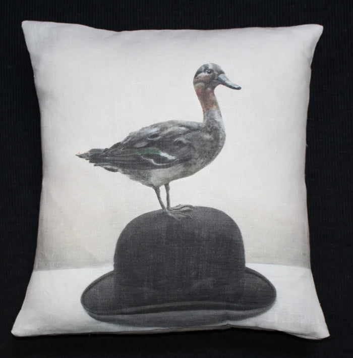 Duck on Hat Cushion