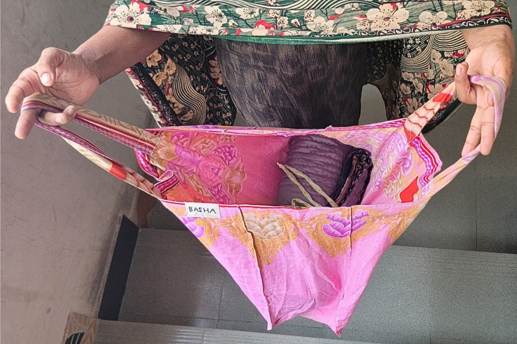 Recycled Sari Tote Bags