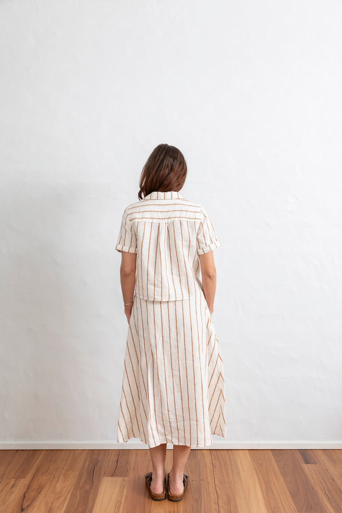 Ivy Shirt - Ginger Stripe