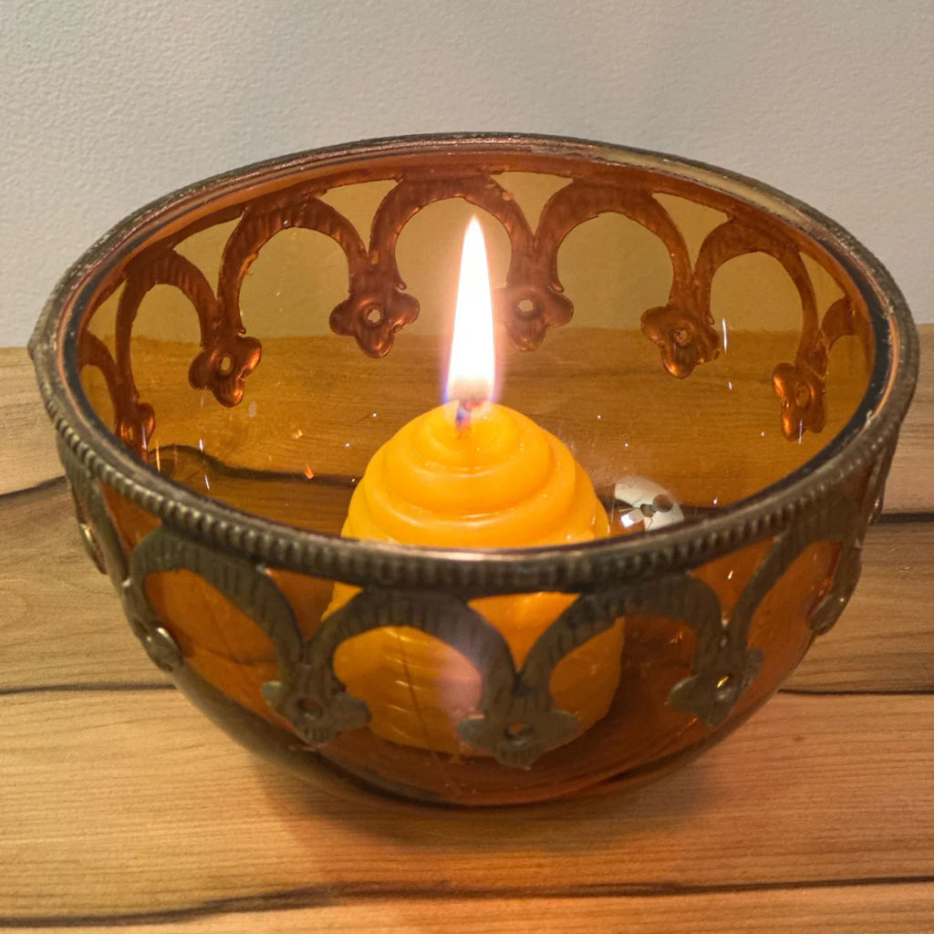 Pollen Sisters Beeswax Baby Bee Hive Candle