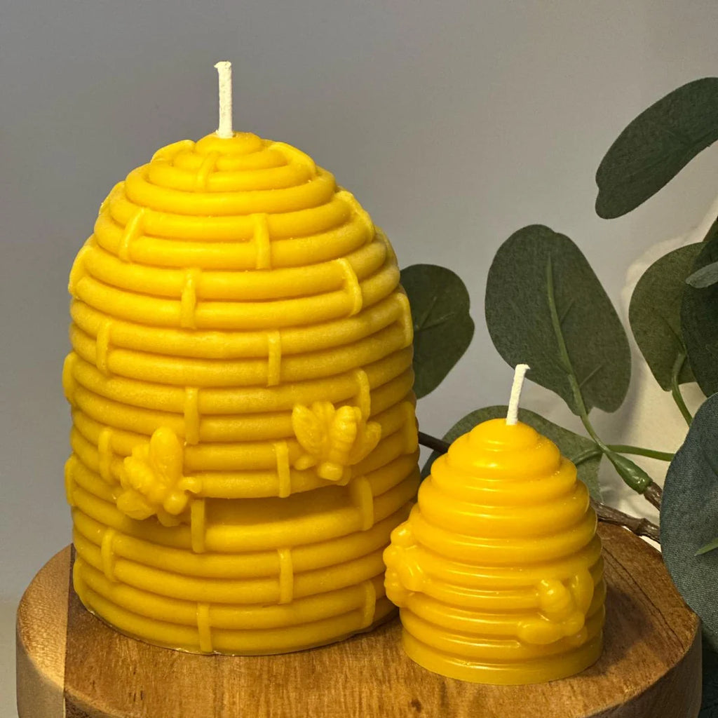 Pollen Sisters Beeswax Baby Bee Hive Candle