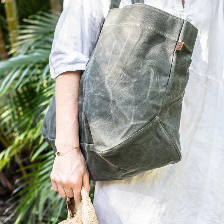 Waxed Canvas Carry All Bag