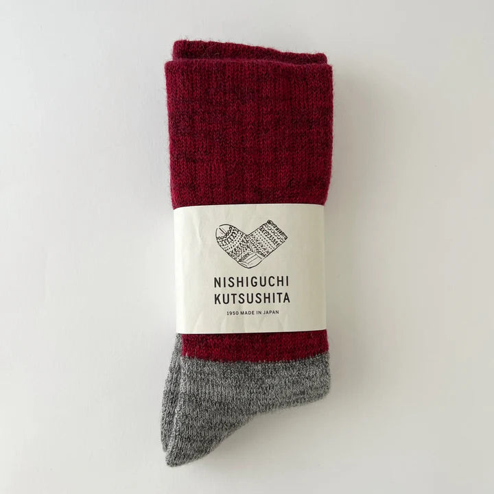 Nishiguchi Kutsushita Oslo Mohair Sock