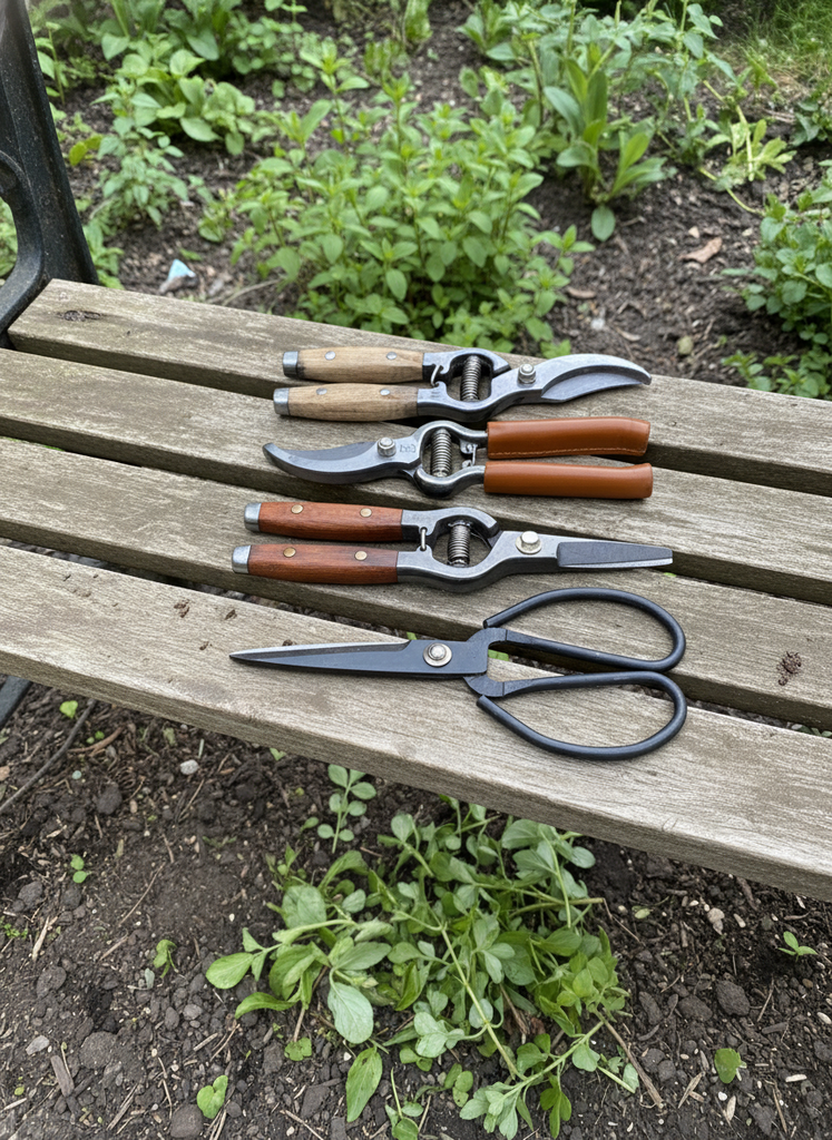Secateurs Leather Handles