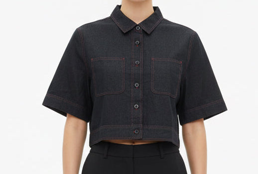 Odette Cropped Shirt