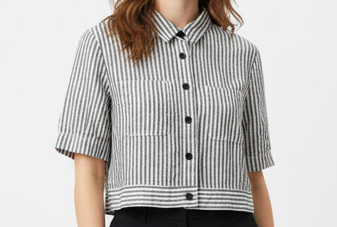 Odette Cropped Shirt