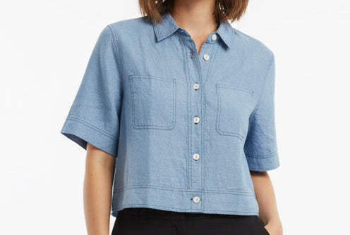 Odette Cropped Shirt