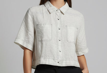 Odette Cropped Shirt