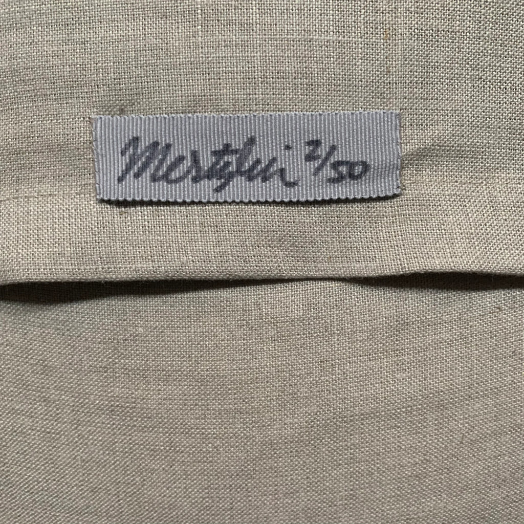 Linen Fox Cub Cushion