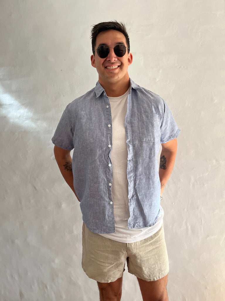 Unisex Lazy Linen Shirt - 7 colours