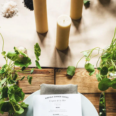 Queen B 15cm Pillar Beeswax Candle | 40hr Burn Time