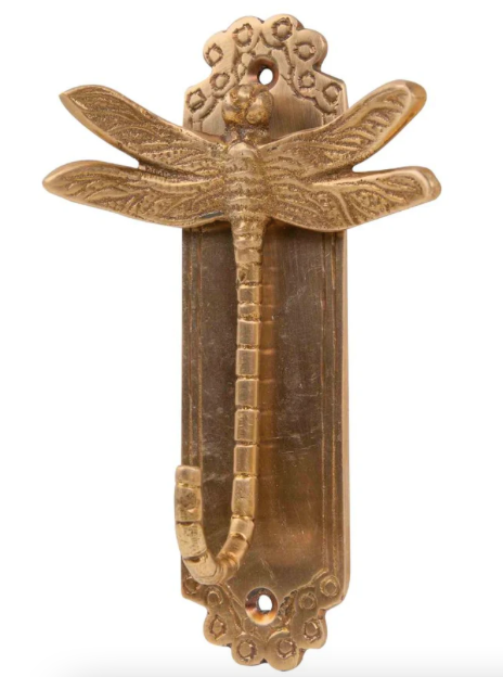 CAM Brass Dragonfly Wall Hook