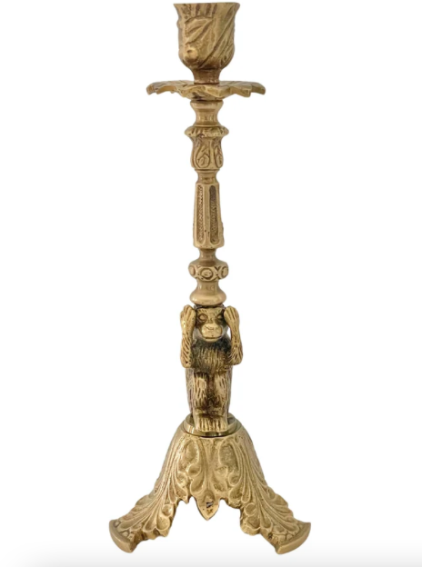 CAM Brass Monkey Candle Holder