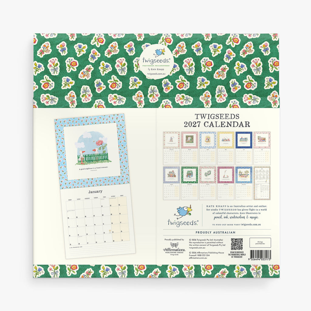 Twigseeds 2027 Calendar