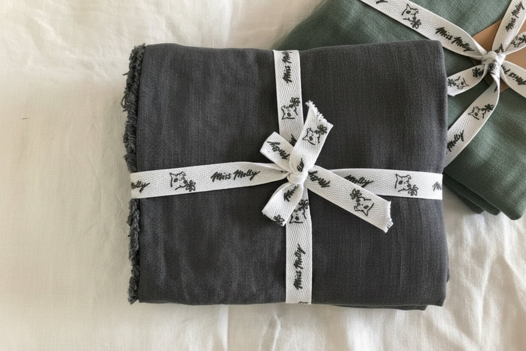 Rustic Irish Linen Pillowcase - Raw Edge (Euro)