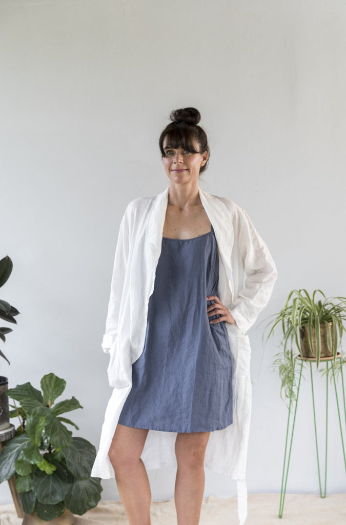 CLEARANCE: Classic Linen Slip Dress - 10 Colours