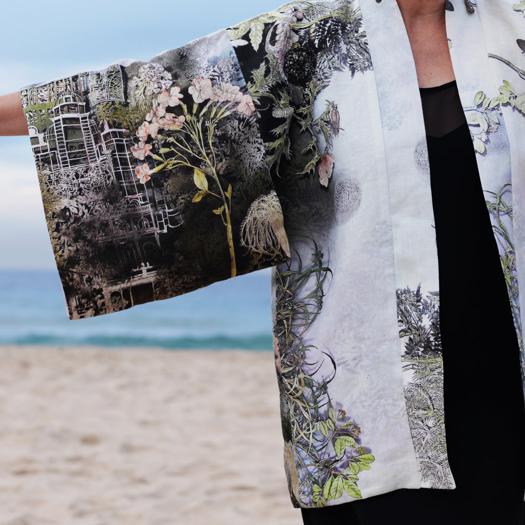 Kimono (wearable art or wall hanging)