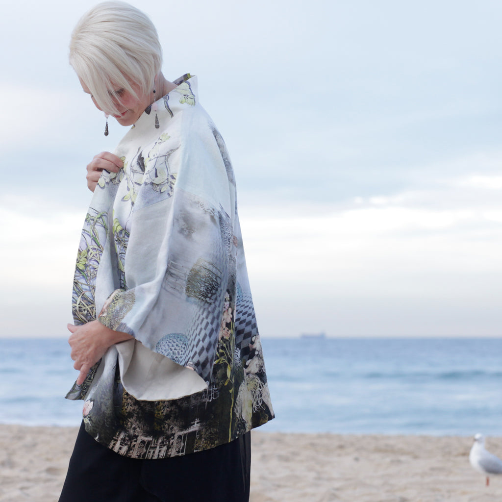 Kimono (wearable art or wall hanging)