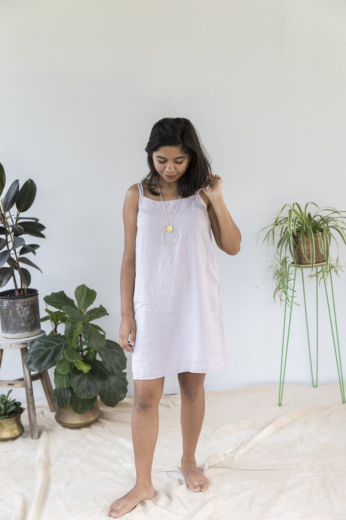 CLEARANCE: Classic Linen Slip Dress - 10 Colours