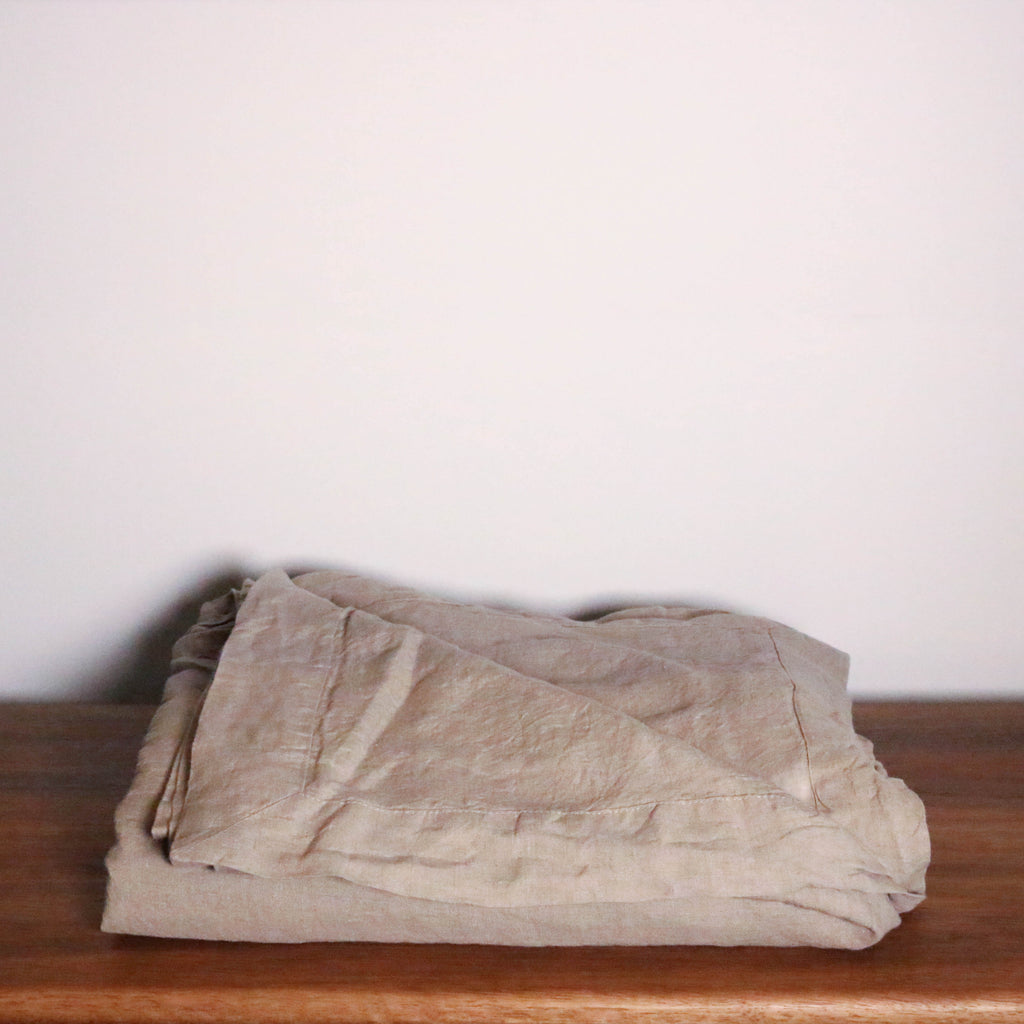 French Linen Bed Throw