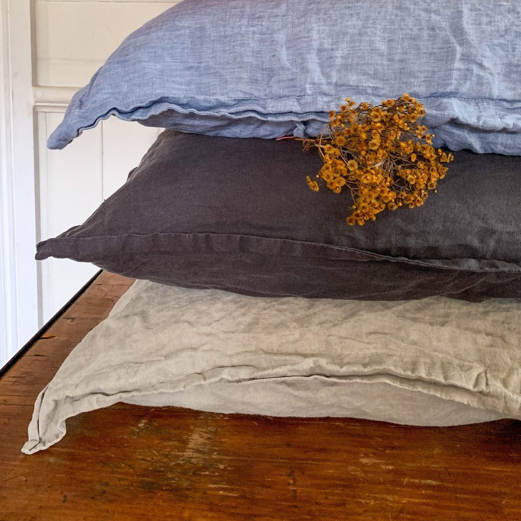 French Linen Pillowcase – Standard (Oxford Edge)