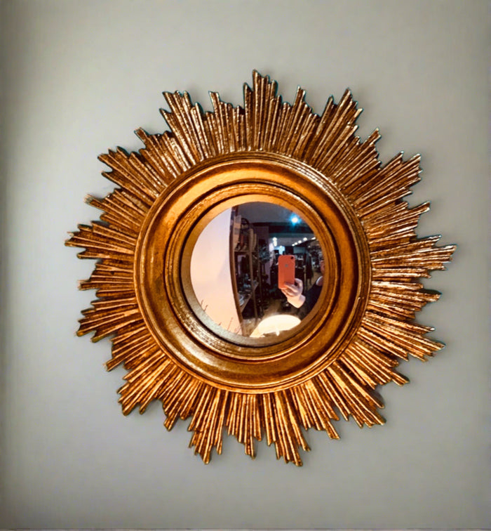 Golden Sunburst Mirror