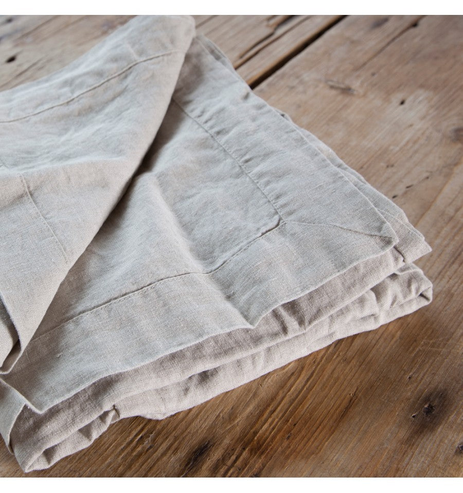 Rustic Irish Linen Table Cloth (Rectangular or Square)
