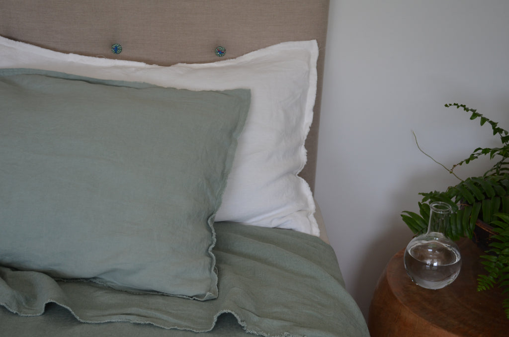 French Linen Pillow Case – Standard (Raw Edge)